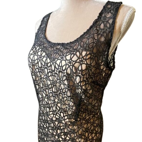 Ann Taylor Black Lace Sheath Cocktail Day to Night Dress NEW NWT 8 - Picture 4 of 10